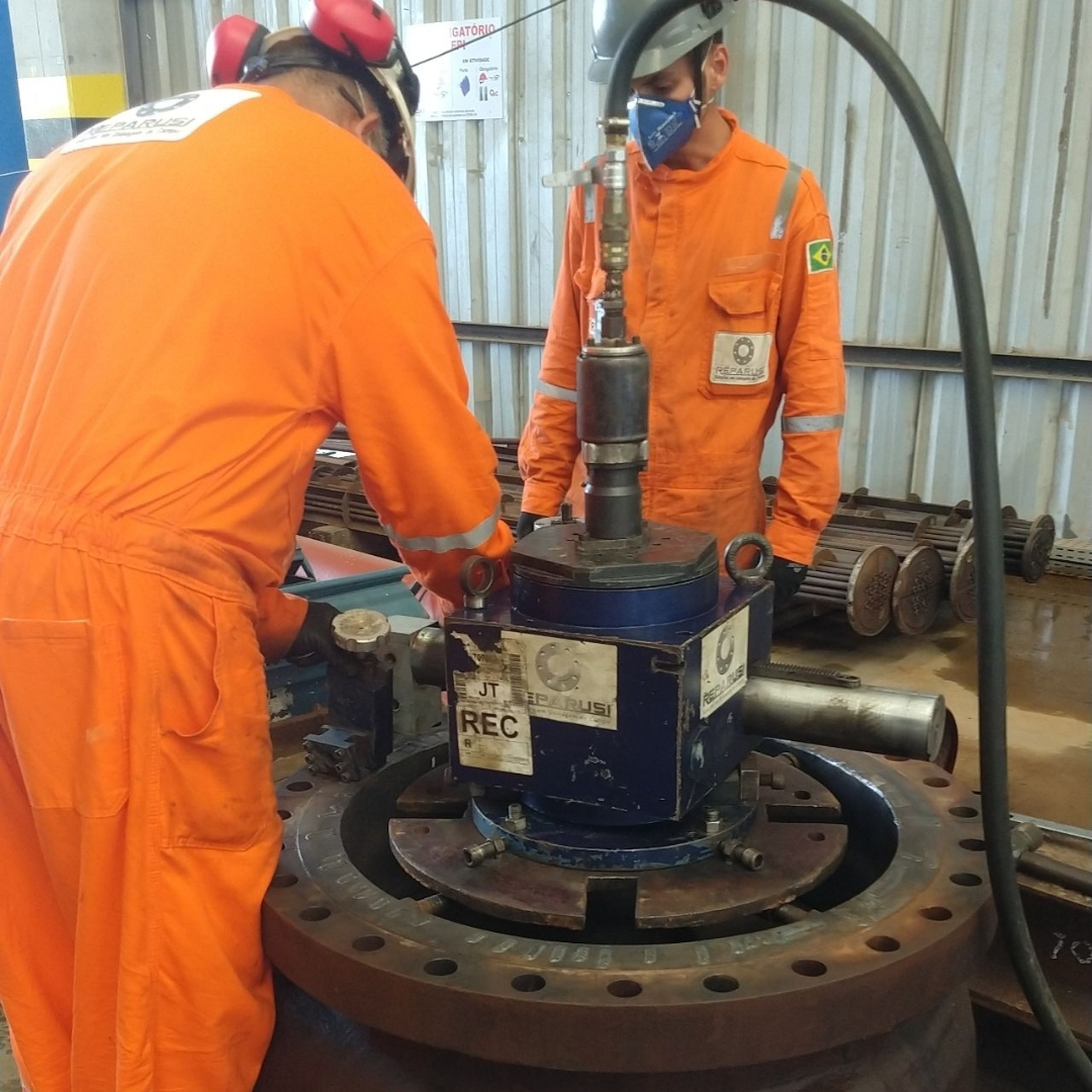 Reparusi - Soluções em usinagem de campo indutrial, petroleo, gás, textil